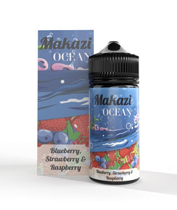 Makazi | Ocean | Blue Raspberry, Strawberry, Raspberry